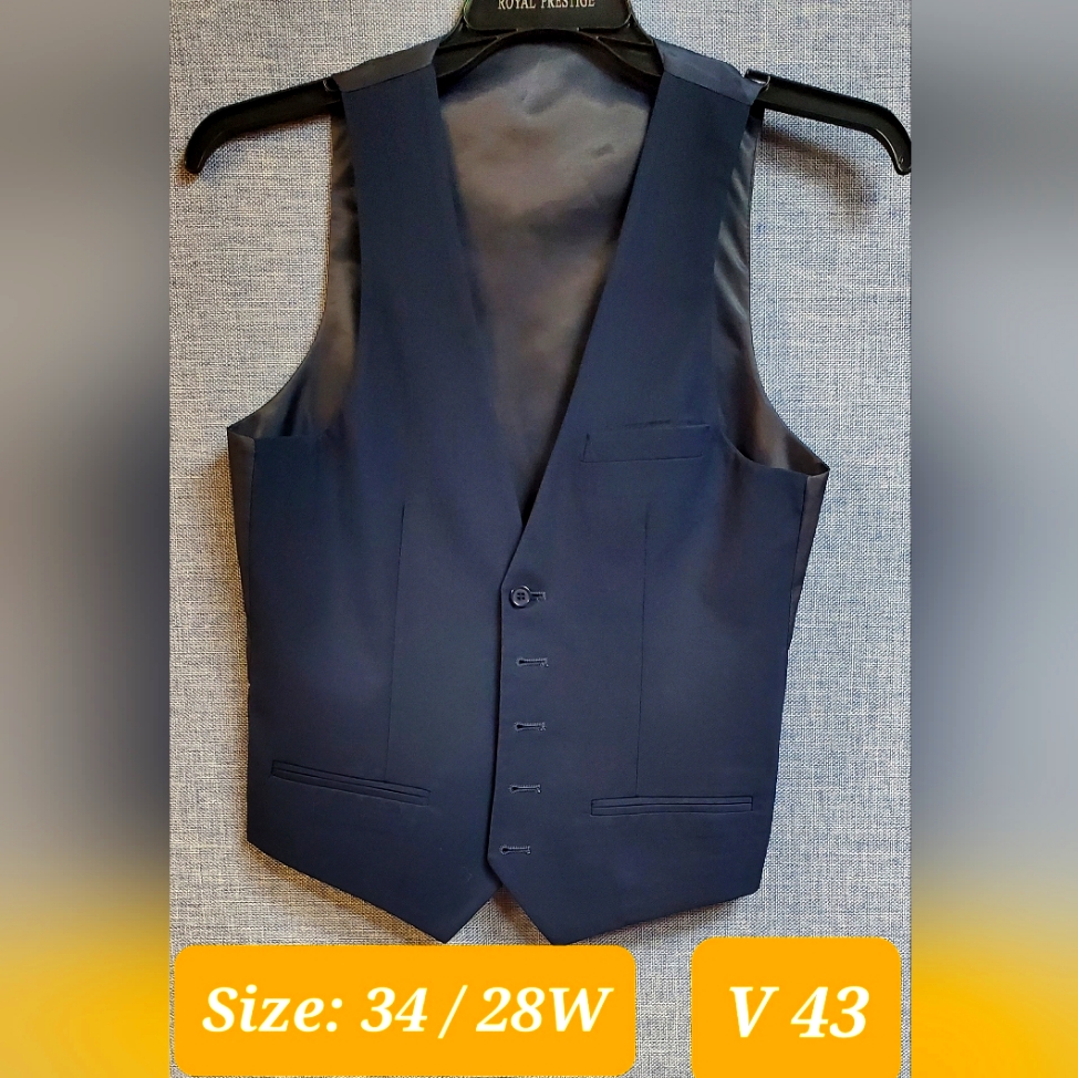 Mens Vest  Size 34  28w  Brand New  V  43
